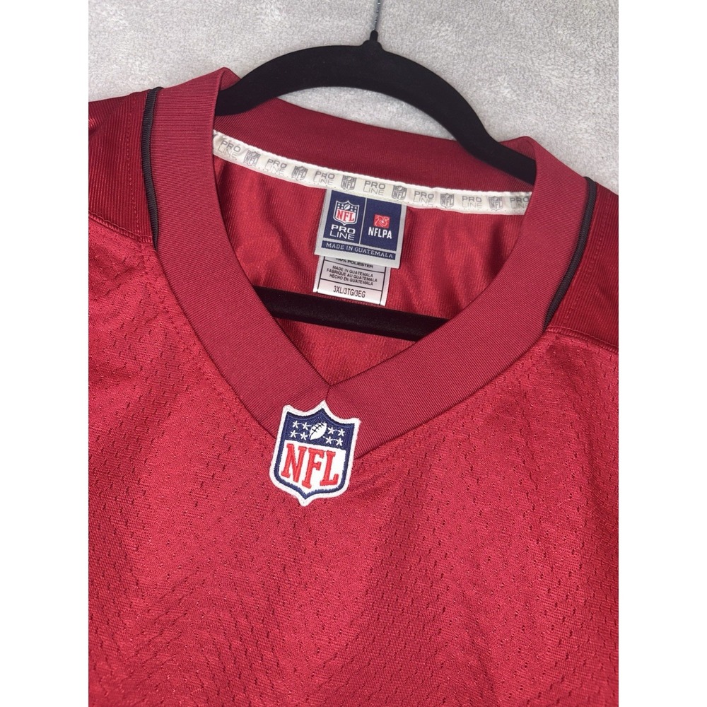 NFL Pro Line Arizona Cardinals Jersey Red 3XL Football Top NEW‎ NWT Mens